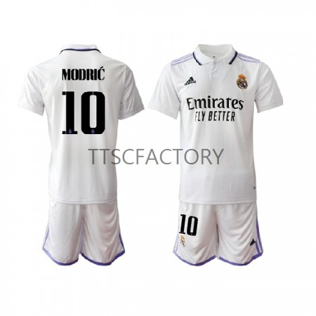 Billiga Fotbollströjor Real Madrid Luka Modrić 10 Barn Hemma tröja 2022/23 Kortärmad